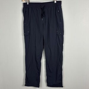 LL Bean Vista Camp Straight‎ Leg Pants Dark Grey Womens Size Large Style 292741